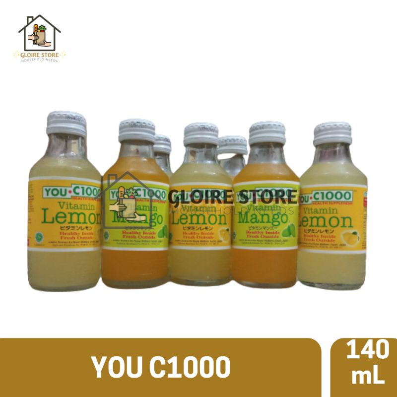 

UC1000 YOU C1000 Botol Kaca 140mL (U) ECERAN