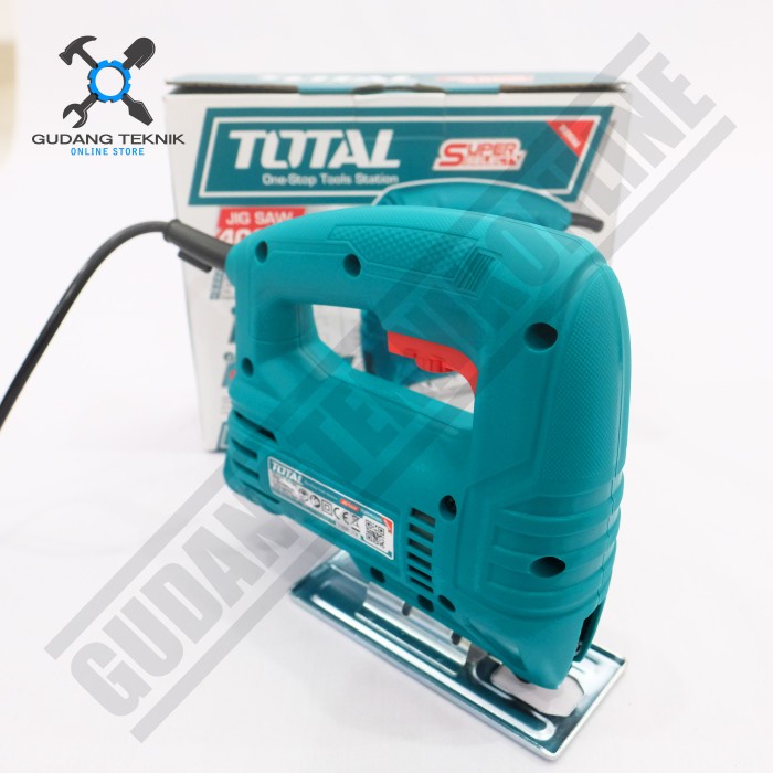 Mesin Jigsaw Electric 400Watt TS2045565 TOTAL / Gergaji Kayu Jigsaw Mesin Gergaji Listrik Jigsaw 400 Watt TS 2045565 TOTAL