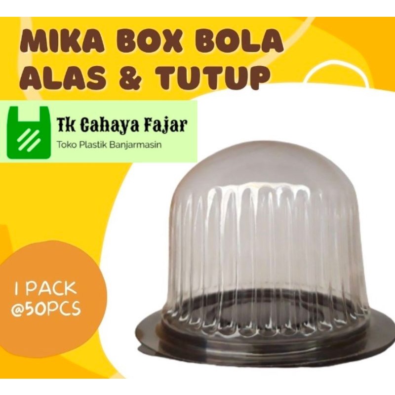Mika Box Bola Mini / Mika Brownies Bulat Kecil Banjarmasin