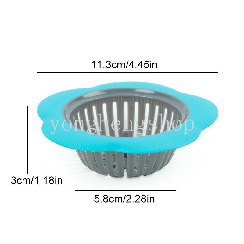Kreatif Berbentuk Bunga Saringan Wastafel Shower Drain Cover Wastafel Dapur Anti Sumbat Filter Kamar Mandi Saluran Pembuangan Filter Rambut