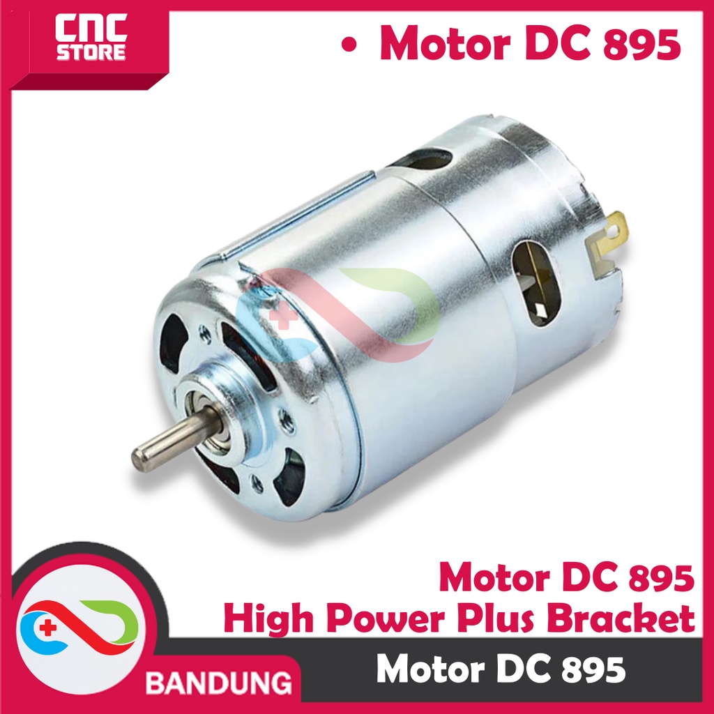 MOTOR DC 895 HIGH POWER 12-24V HIGH TORSI 6000-12000RPM PLUS BRACKET