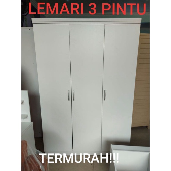 PROMO Lemari 3 Pintu / Lemari Pakaian 3 pintu TERMURAH
