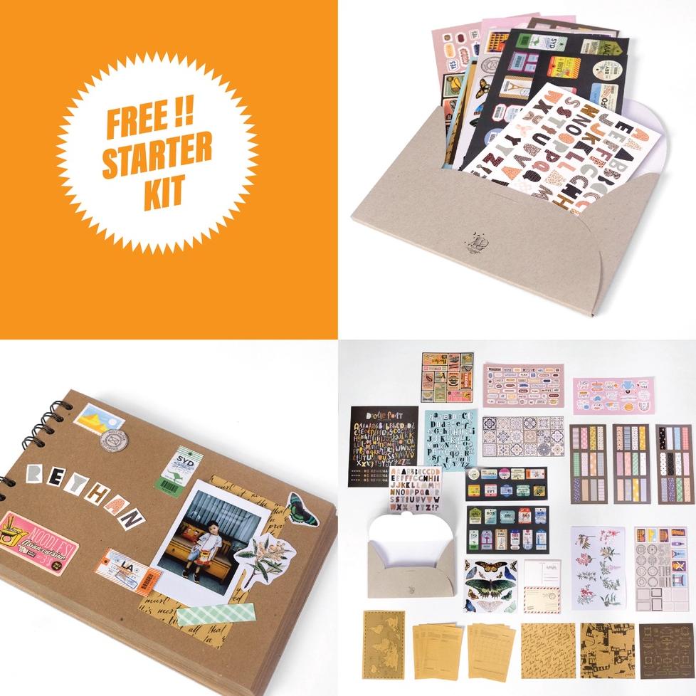 

Terbaru.. Jung Java Hardcover Scrapbook / buku tulis / album foto / not / buku gambar A5 14.3x20.5cm (isi) MHS