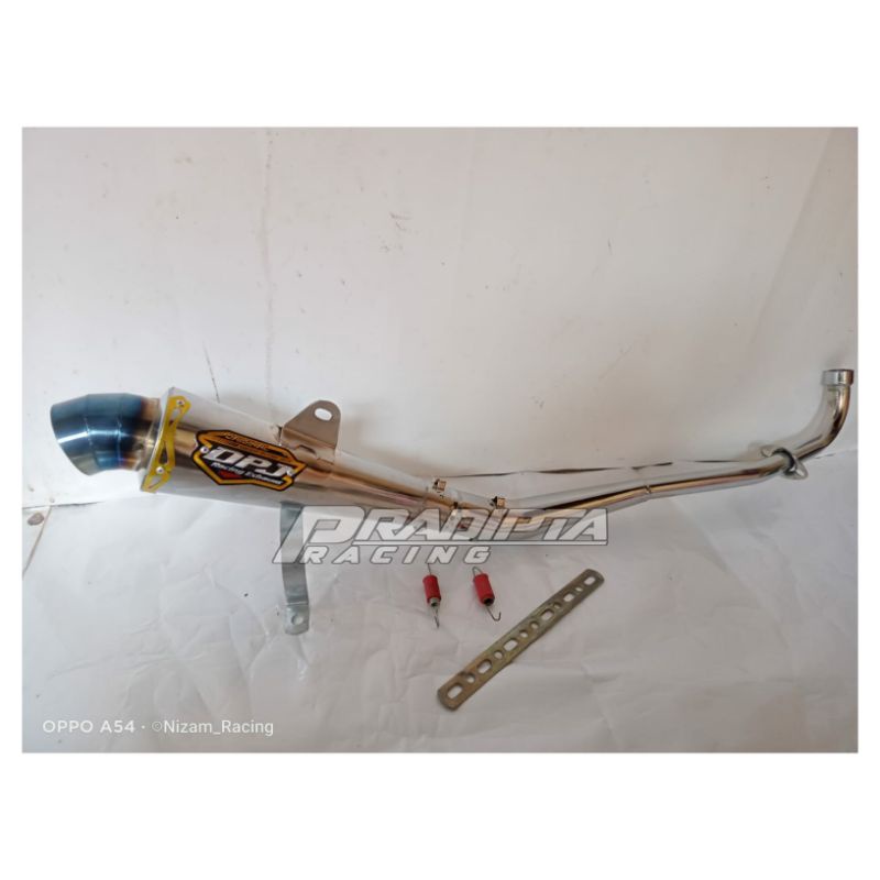 Knalpot Racing kenalpot DPJ Full system Supra X Vega ZR Jupiter Blade Revo Shogun Smash Kharisma Sup