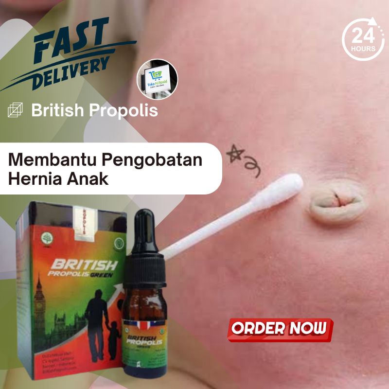 British Propolis 6ml Obat Hernia Anak Turun Berok Benjolan di Buah Zakar Bengkak Gatal Gatel Selangk