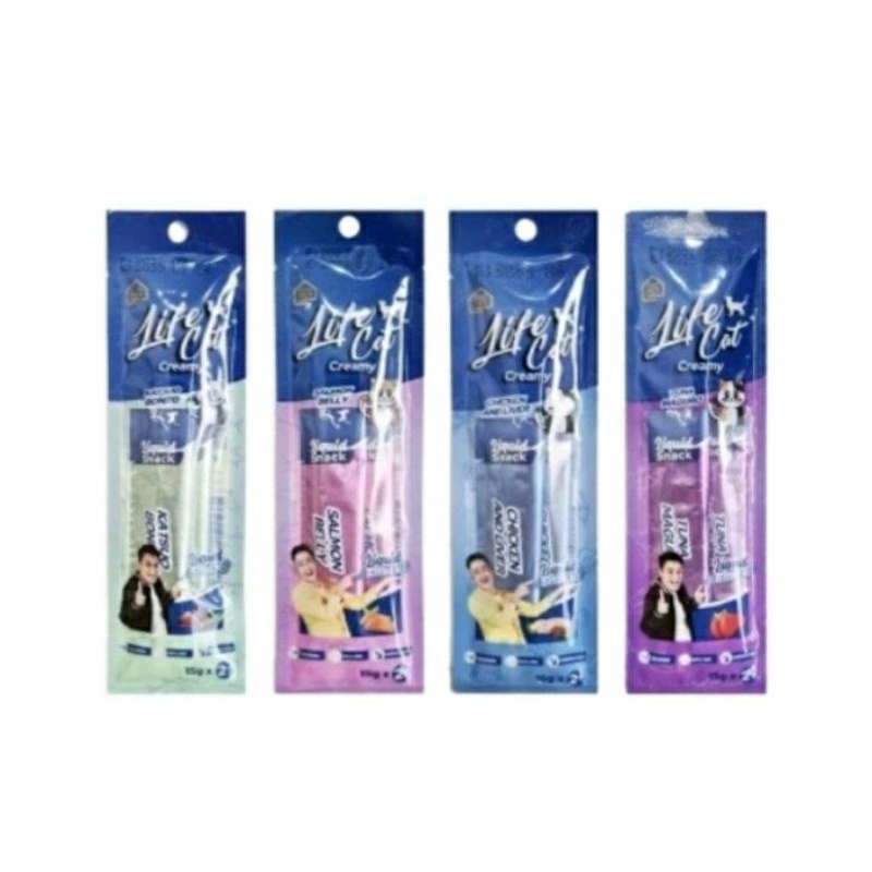 Creamy Life Cat Snack/ Snack Kucing