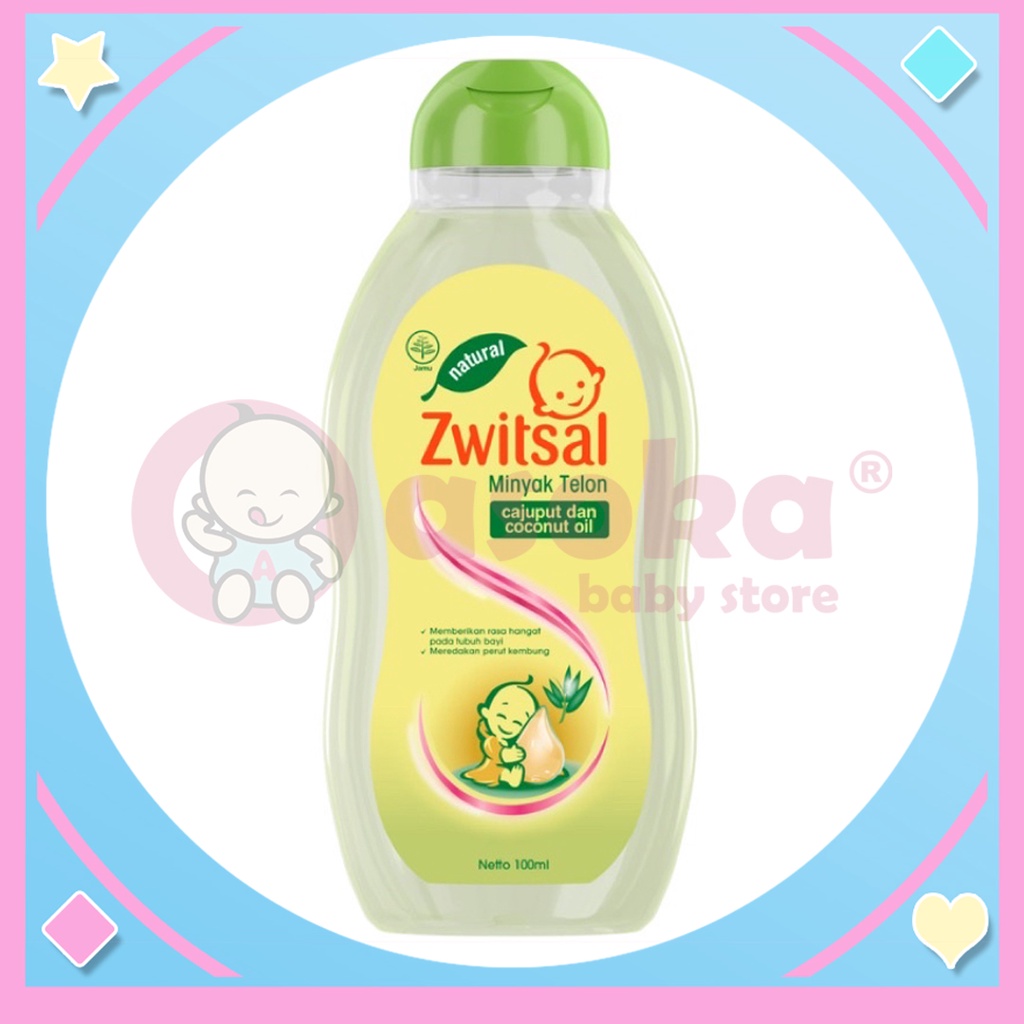 Zwitsal Baby Minyak Telon Cajuput &amp; Coconut Oil 60ml / 100ml ASOKA