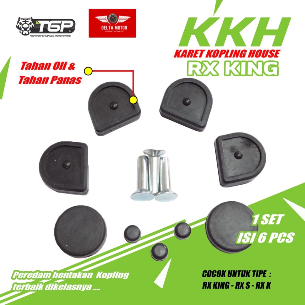 Dumper Karet Kopling Set Plus Paku Tgp Rx King Cobra Rxk Rxs RxSpesial