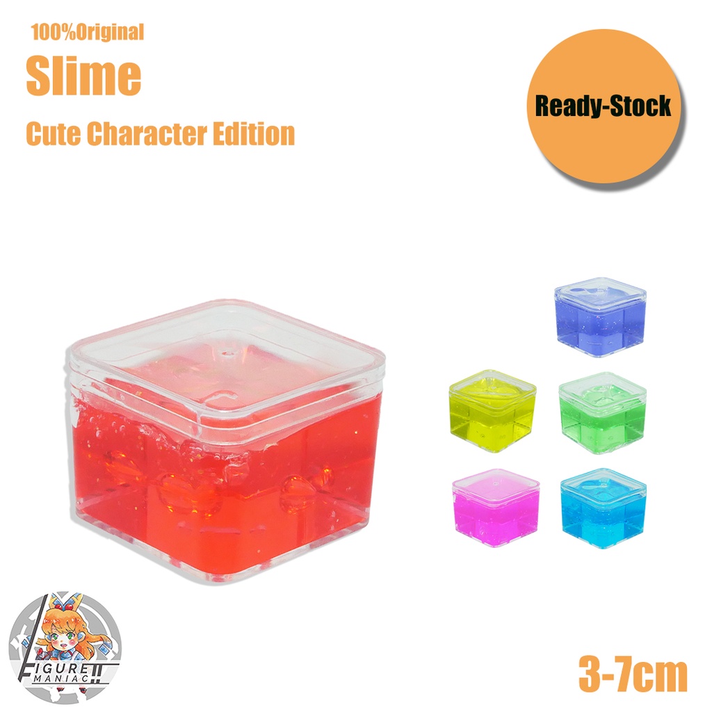 Mainan Anak - Slime CUBE Kotak Mini Cute Edition Import Premium Slime Lucu Cute Slime Aman Crystal Mud Galaxy Mud