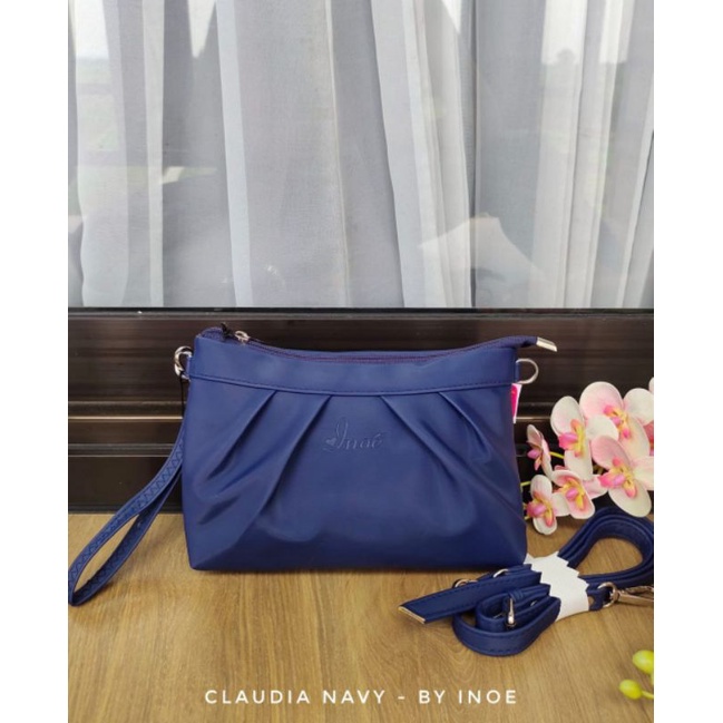 TAS SELEMPANG CLAUDIA BY INOE BAHAN CHOCOLY ANTI AIR WATERPROOF