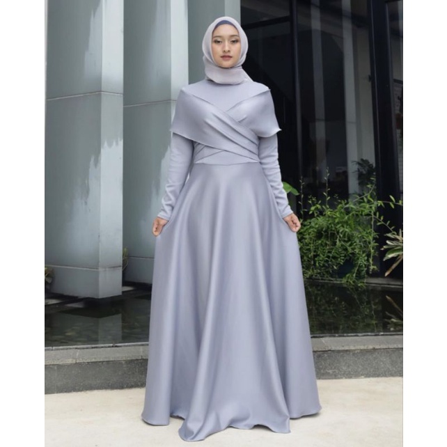DRESSILEY by RIZKA HARISTI PRELOVED + HIJAB ELZATTA size m