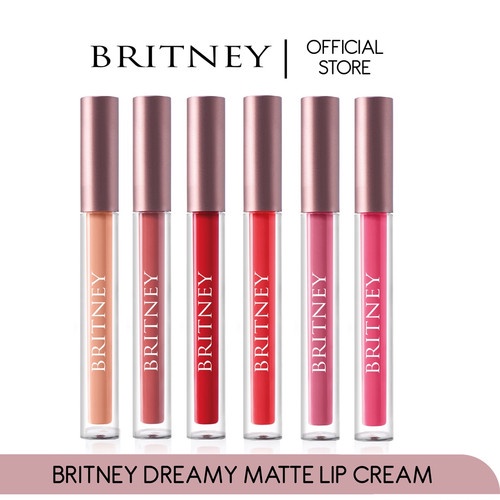 galerybeautysemarang PURBASARI Britney Dreamy Matte Lip Cream