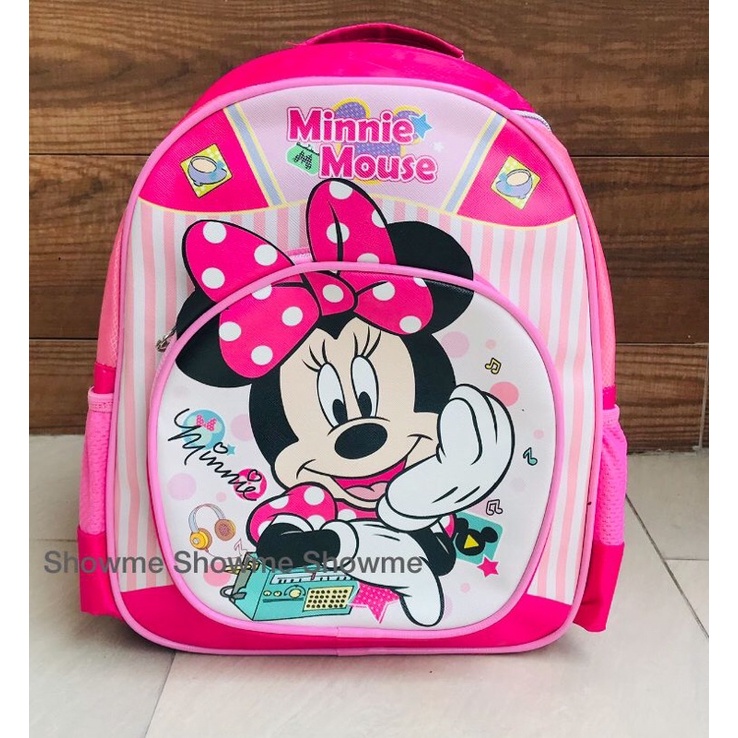 SHOWME TAS RANSEL ANAK SEKOLAH PAUD - TK 13INCI TIMBUL KUALITAS PREMIUM KITTY - HELLO KITTI BAHAN TEIGA