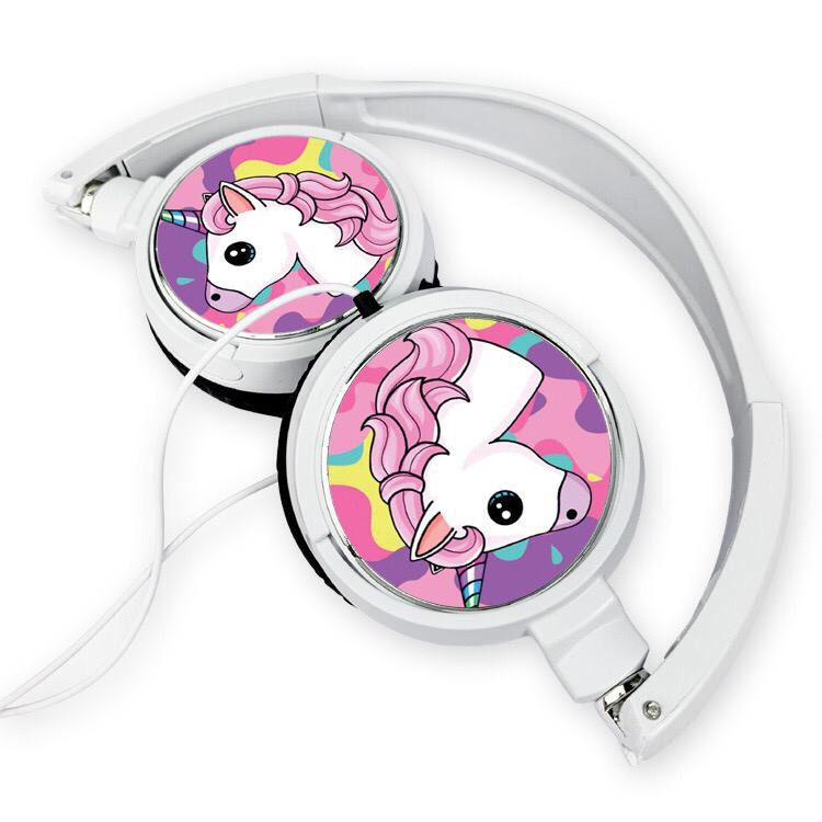 HEADPHONE BANDO UNICORN /Karakter motif anak / TERMURAH TERBARU/DESIGN RAPI