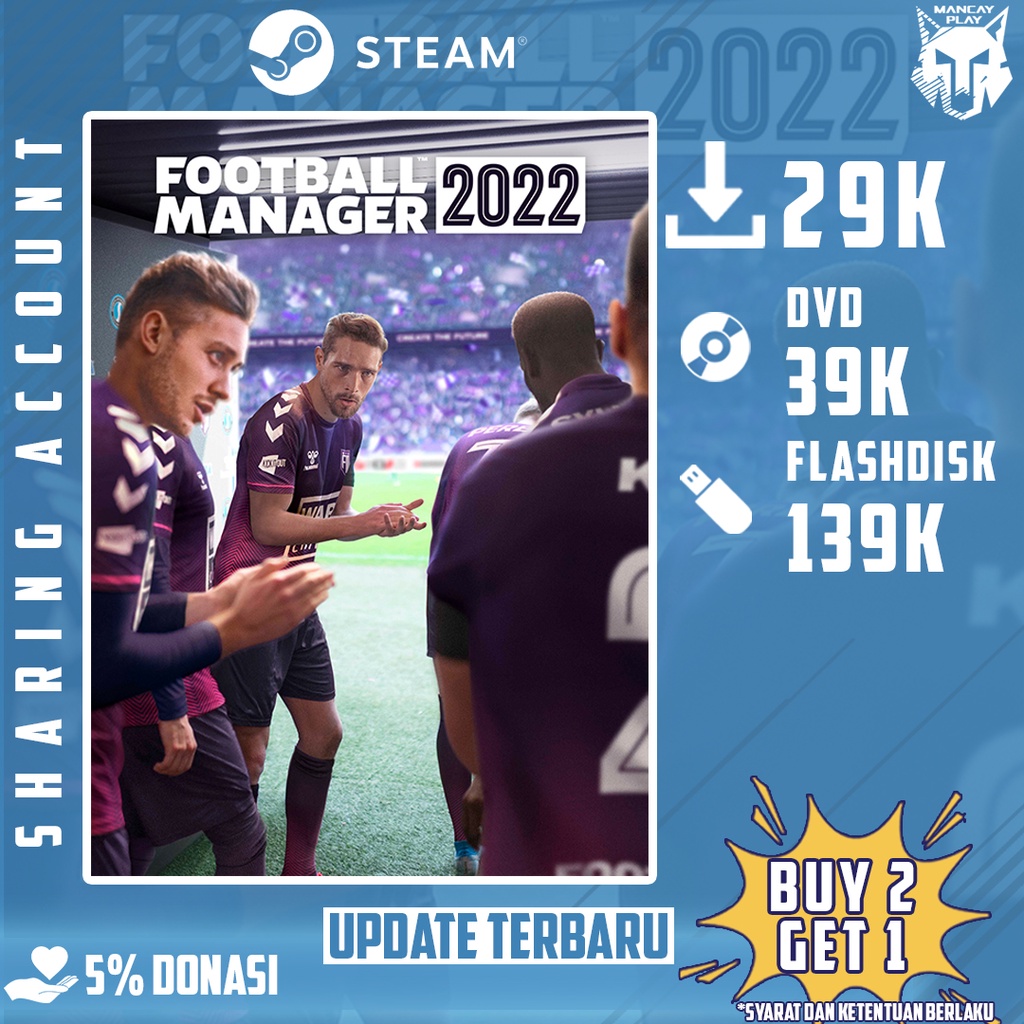 Jual FOOTBALL MANAGER 2022 ORIGINAL PC | Shopee Indonesia