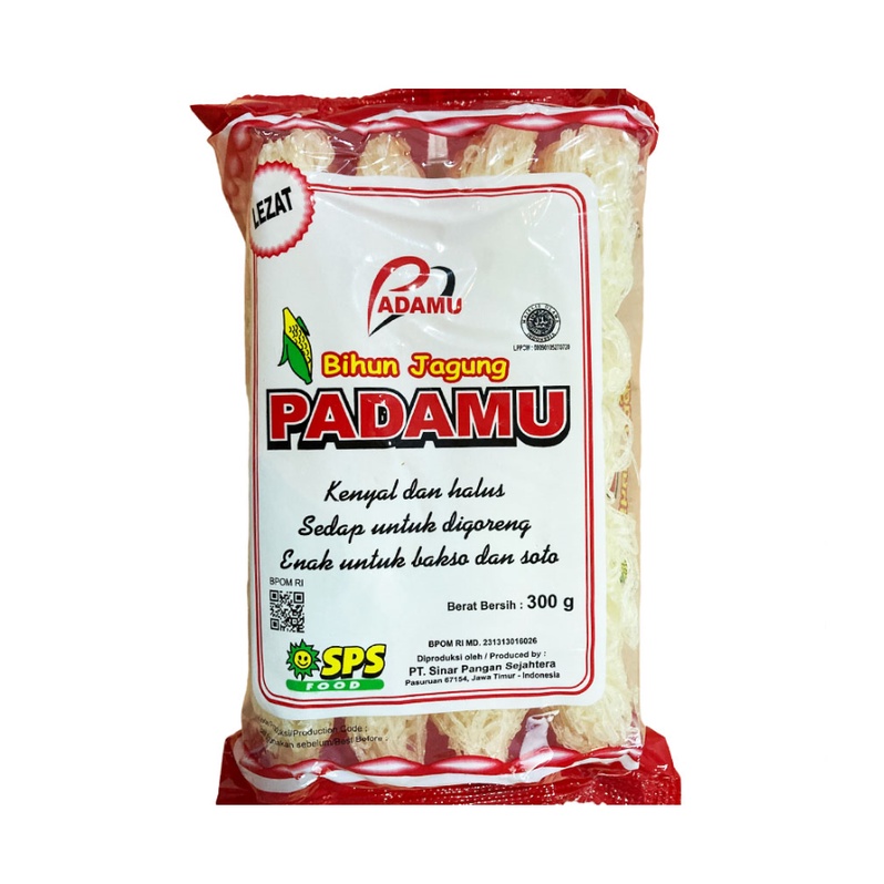 Padamu Bihun Jagung 300gr Merah Mihun