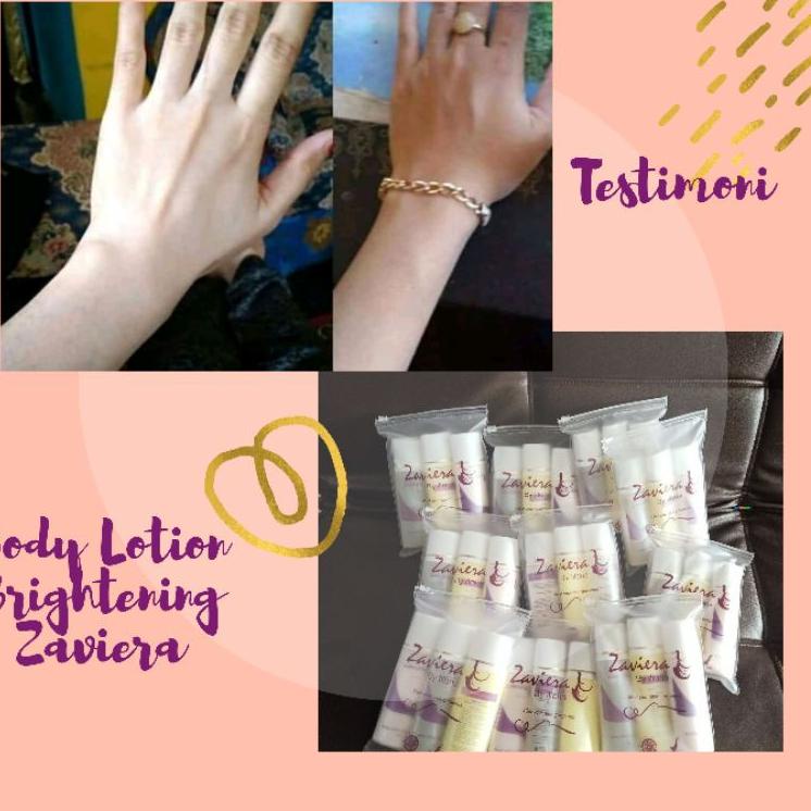 Laris NKAN0 Pemutih Badan Zaviera Skincare handbody HB illona paket perawatan tubuh badan pemutih 75