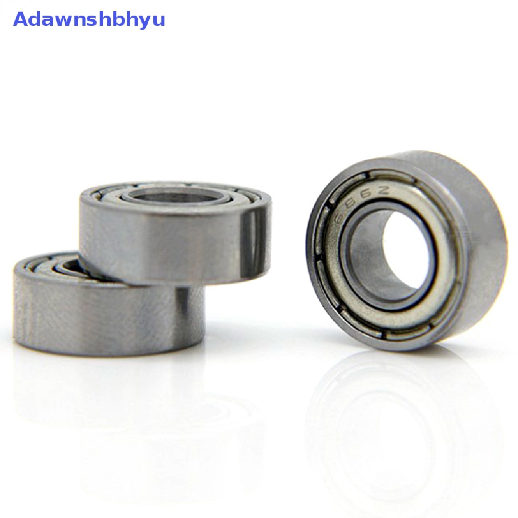 Adhyu 10Pc 686ZZ 6x13x5mm Miniatur Ball Bearing 6 * 13 * 5mm Metal Terlindung Mini Bearing ID