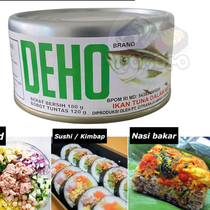 

6.6 Brands Festival Deho Chunk Tuna in Oil 180 gram / Ikan Tuna Kaleng dalam Minyak 180gr