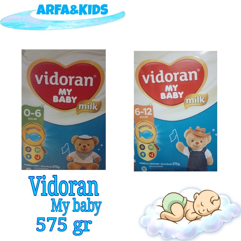 Original Vidoran My Baby/Susu Formula Bayi 0-6 Bulan/6-12 Bulan 575gr Termurah