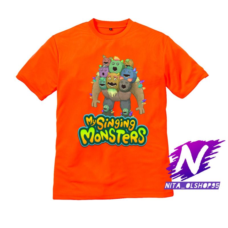 kaos mysinging monsters baju anak karakter my singing