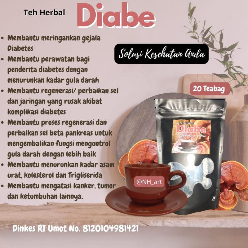 

TEH HERBAL DIABE (Obat Diabetes)
