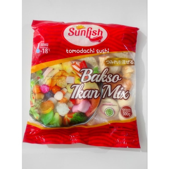 

Sunfish Bakso Ikan Mix 500 gr