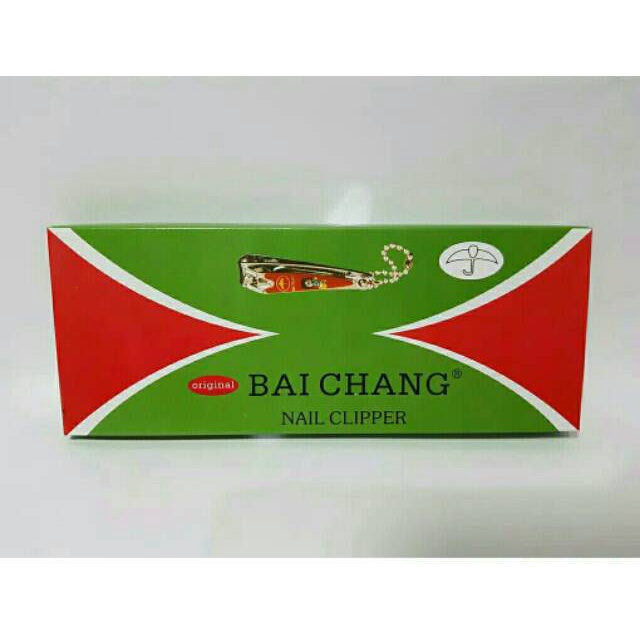 (VCM) Potongan kuku baichang original isi 12 pcs gunting kuku