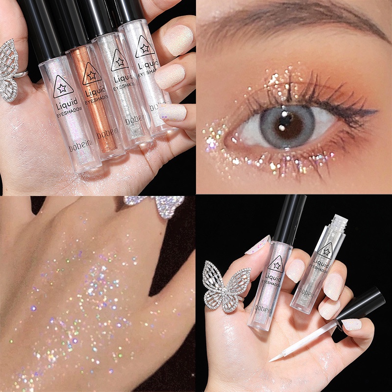 【COD】Eyeshadow Liquid Pearl Light Gloss Highlight Eye Beauty Eyeshadow Glitter Cocok Untuk Semua Jenis Kulit Tahan Lama-CH