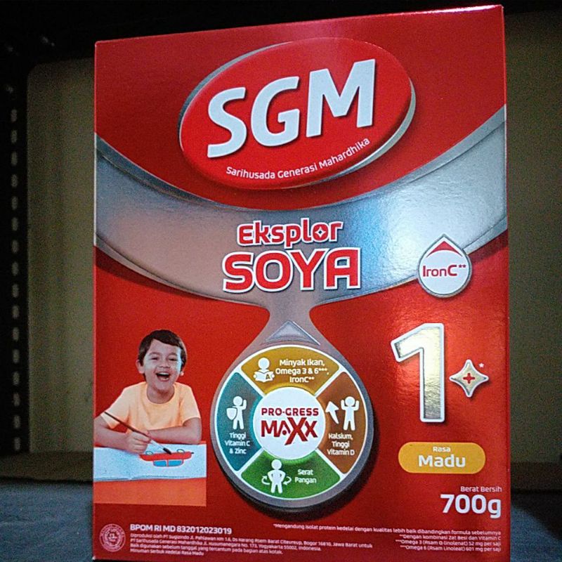 

SGM EKSPLOR SOYA 1 - 5 TAHUN RASA MADU 700GR