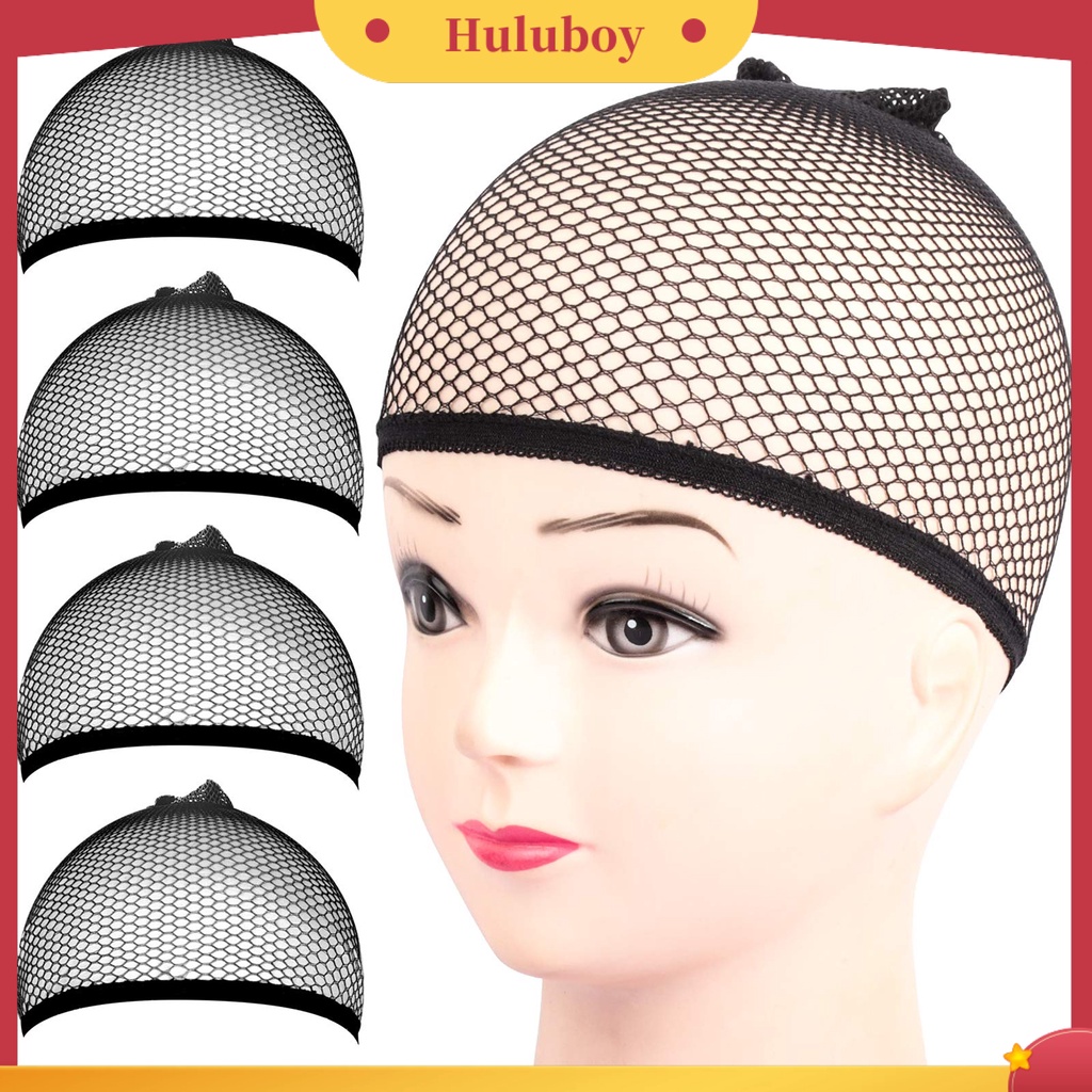 Topi Jaring Rambut Palsu Elastis Bahan Mesh