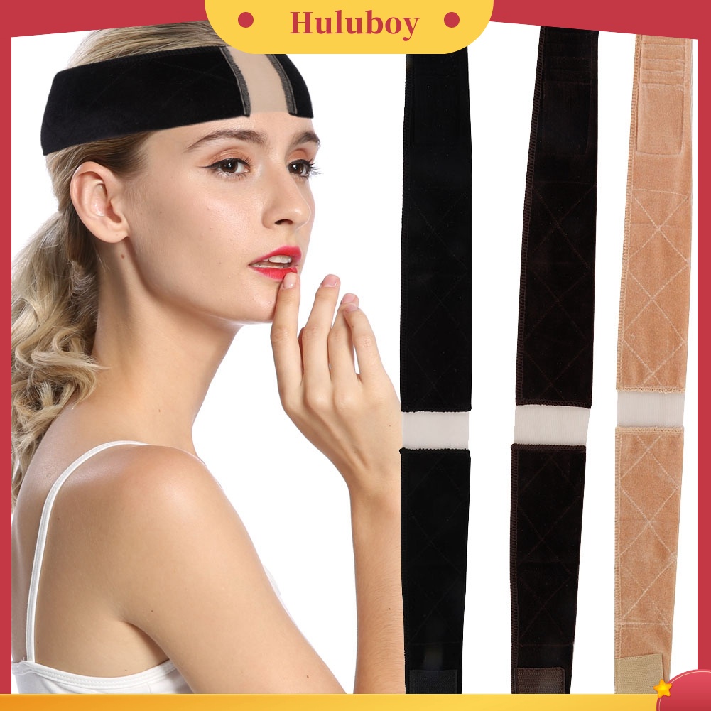 Bandana Wanita Bahan Velvet Aksen Renda Anti Slip Adjustable Untuk Hadiah