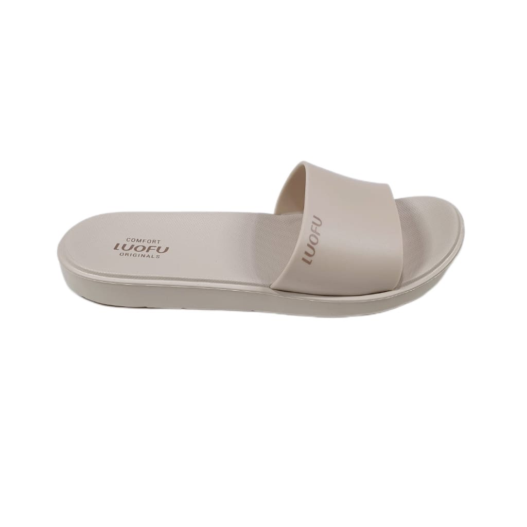 LUOFU ORIGINAL jelly sandal karet empuk murah wanita import cewek E7172BW