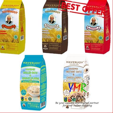

✺Ready Stok ZVN7R Haverjoy 1 kg 1Kg Australian Oatmeal Oats Sarapan Instant Oat / Rolled Oat / Quick Cooking Oat / Havermix Barley / Havermix Chocochip 44 Terlaku.