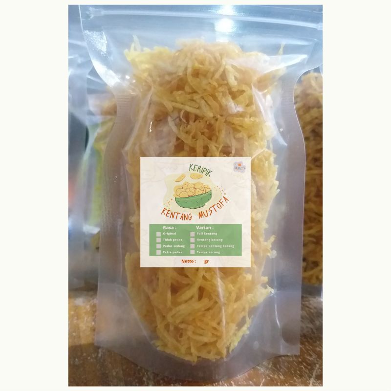 

KERING KENTANG MUSTOFA ORIGINAL RENYAH (TANPA BUMBU)