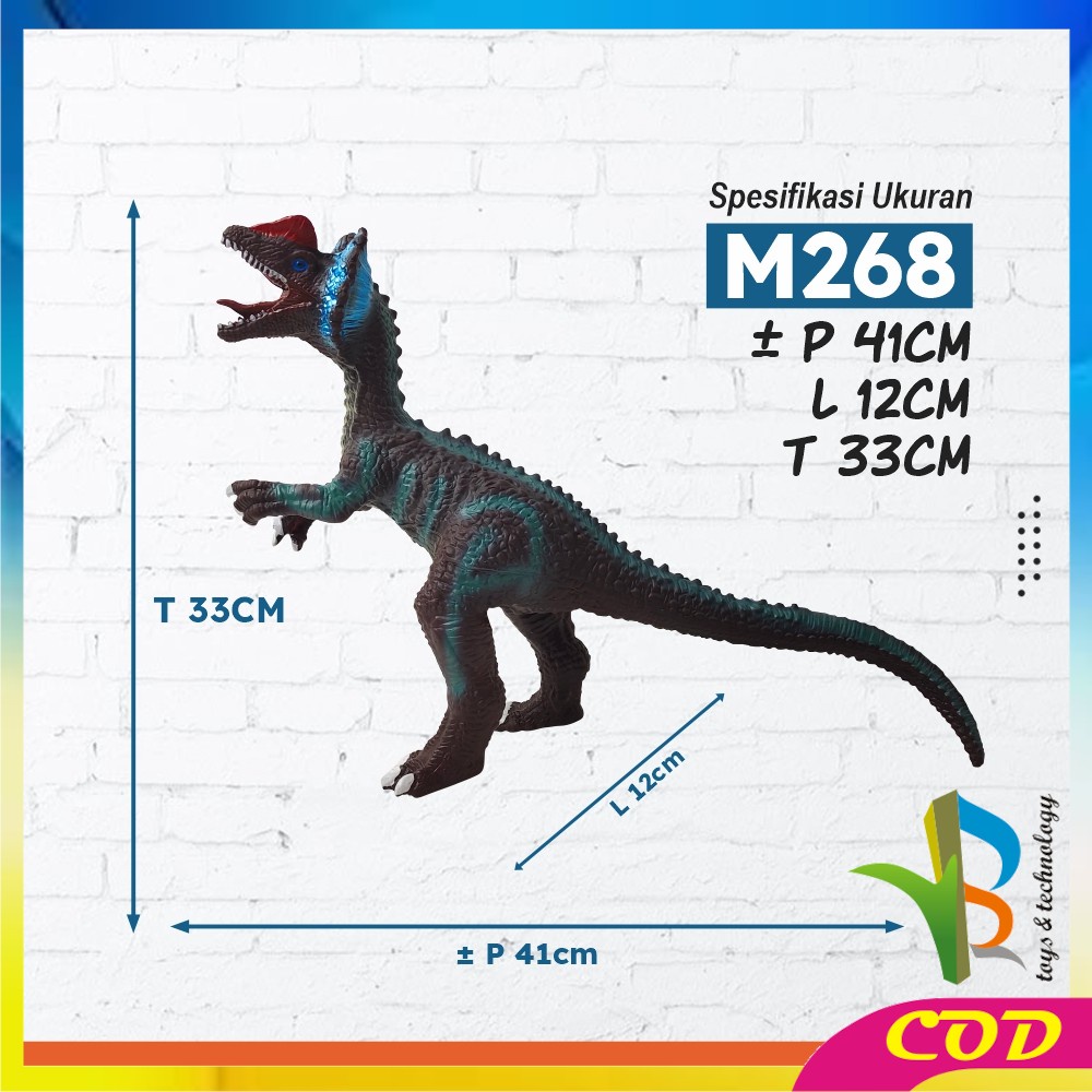 RB-M266 270 Mainan Action Figure Dinosaur / Mainan Anak Dinosaurus Bunyi / Mainan Dino Dinosaurus Jurassic Park