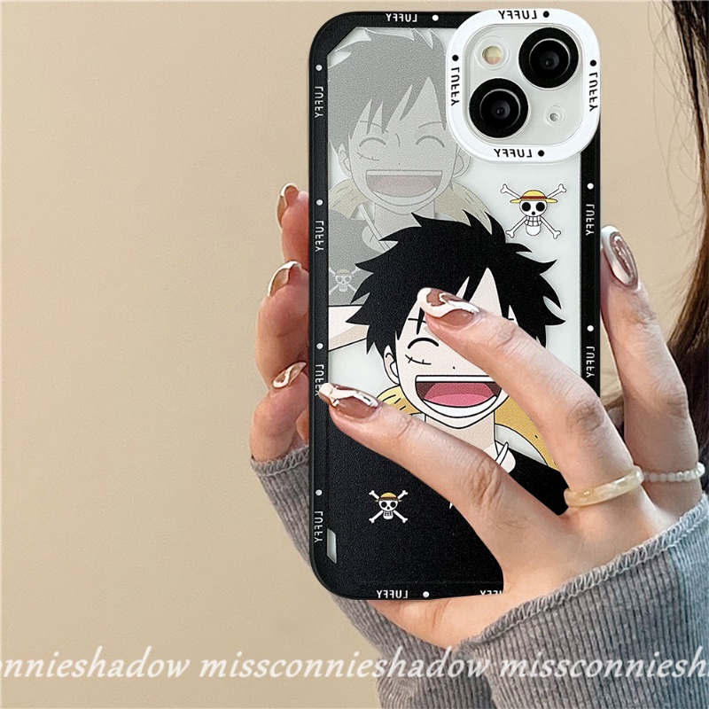 Samsung A04s A13 A03s A12 A03 A52 A50 A23 A53 A33 A51 A22 A30 A72 A21s A71 A11 A32 A02s A10s A02 A52s A30s A73 A50s A20 A20s A10 Kartun Luffy Zoro One Piece Soft Trend Case