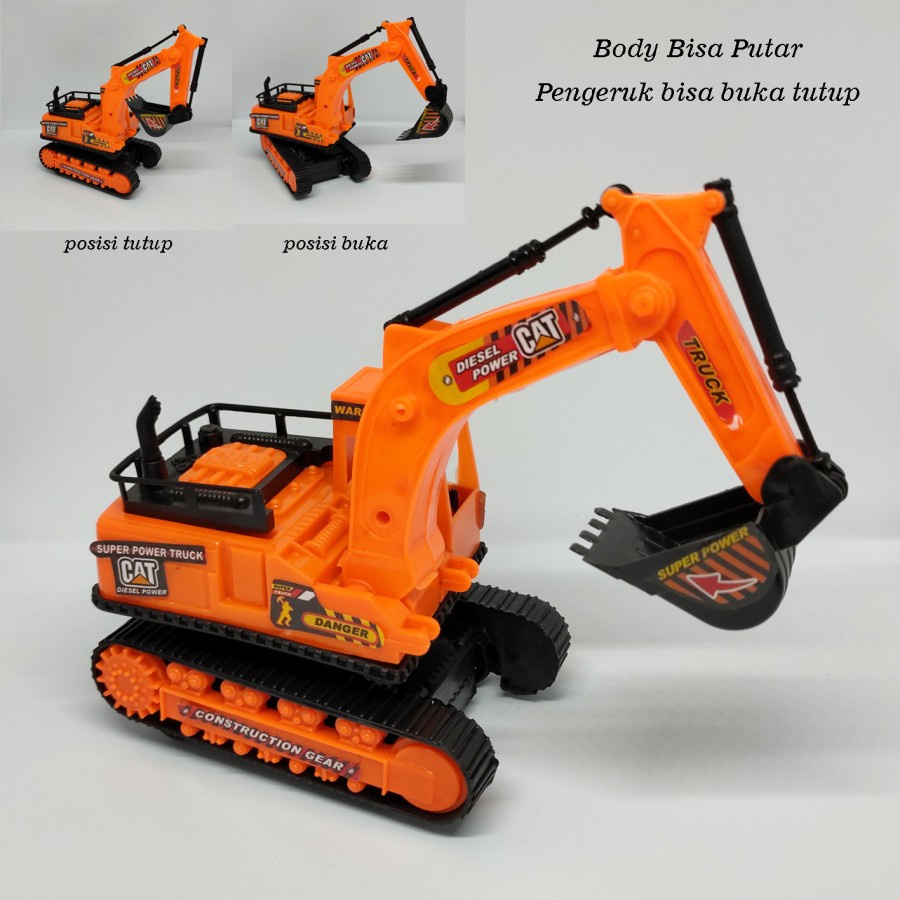 Mainan Mobil Beko Konstruksi MB03 - Mainan Diecast