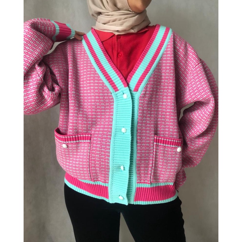 pearl cardi knitwear/cardi girly