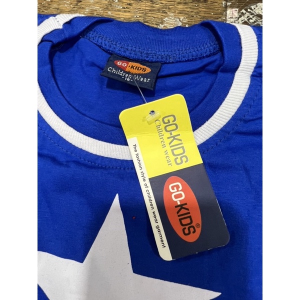 setelan celana anak kostum GO KIDS captain america