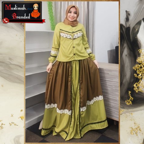 Set Rok Remaja Wanita  D301 / Set Rok DEURA / Set Rok Pesta Kondangan MUSLIMAH BRANDED