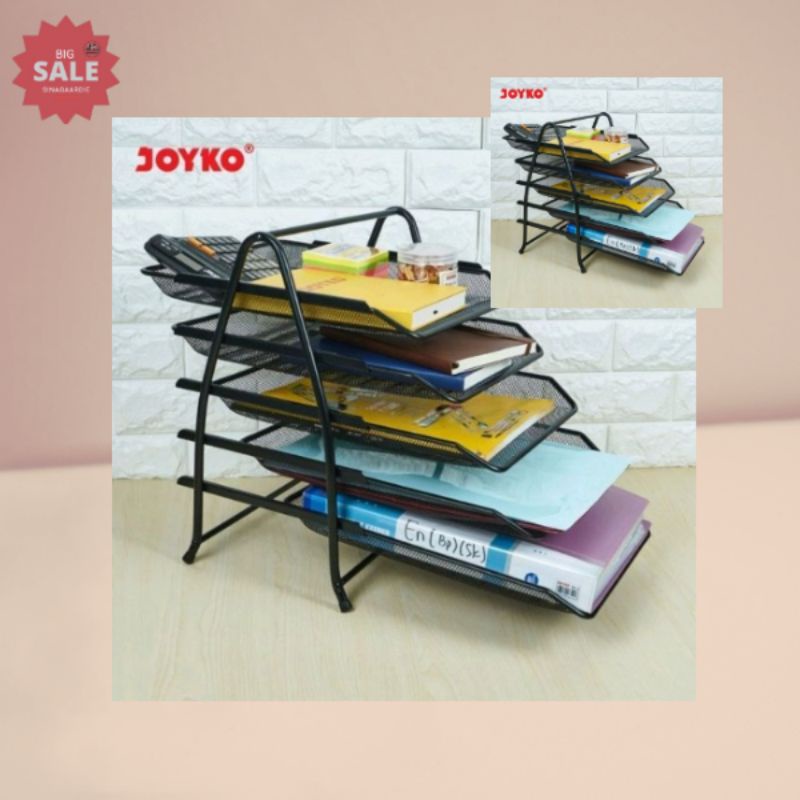 

Document Tray Besi 5 Tingkat DT 41 Joyko / Rak Dokument Kertas File 5 Susun DT-41(ORIGINAL PRODUK)