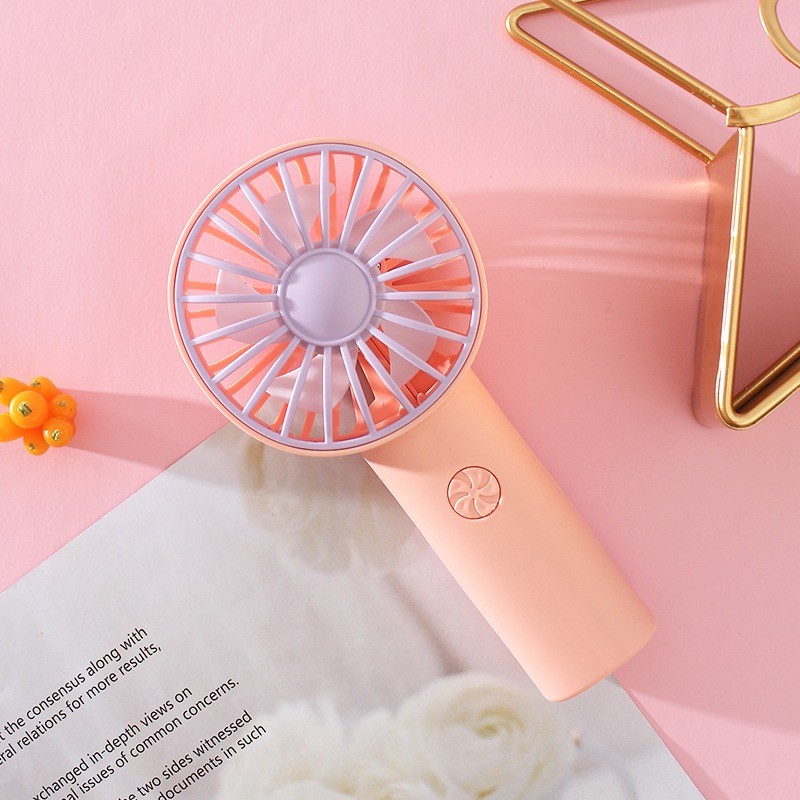 Kipas Angin Mini Portable Kipas Tangan Genggam Rechargeable USB Fan