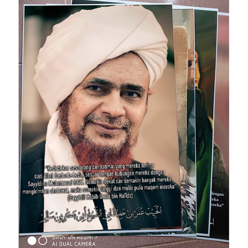 Jual POSTER HABIB UMAR BIN HAFIDZ 35 Ukuran 32x47cm BAHAN ARTPAPER310 ...