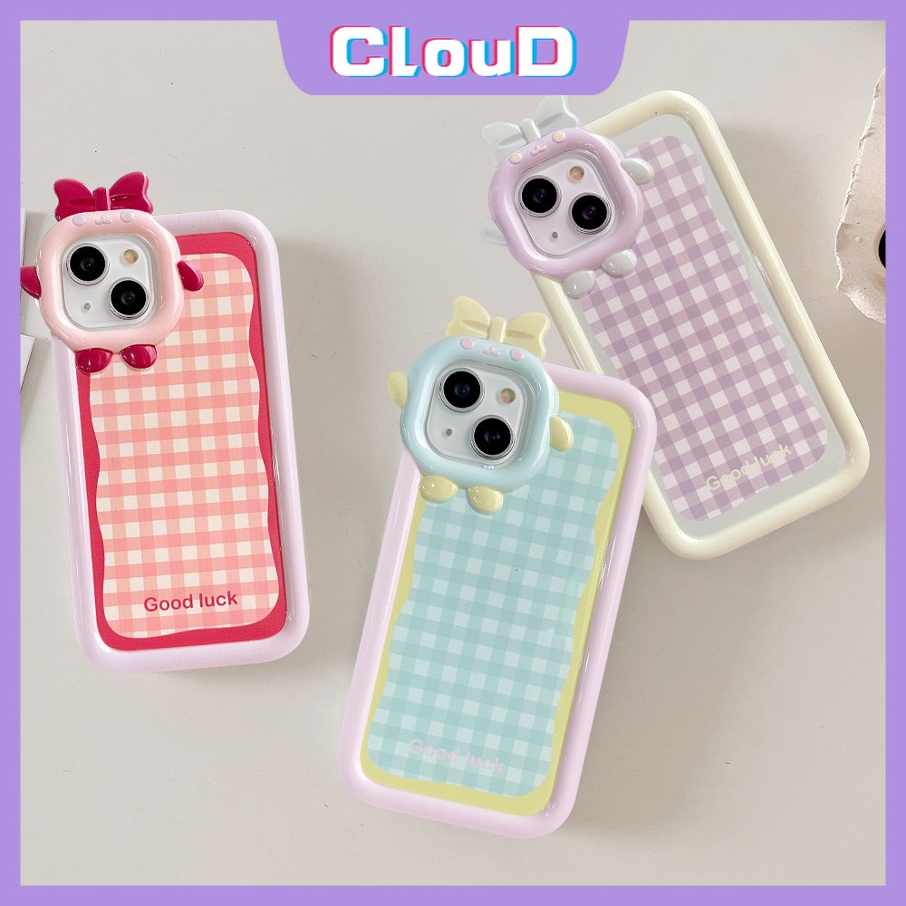 Soft Case Motif Kotak-Kotak 3D Untuk Oppo A17 A16 A55 A12 A12 A5s A15 A77s A95 A57 A5 A94 A9 A74 A96 A31 A76 A3s A53 A33 A17K A16 A16 A162 A16K A1K