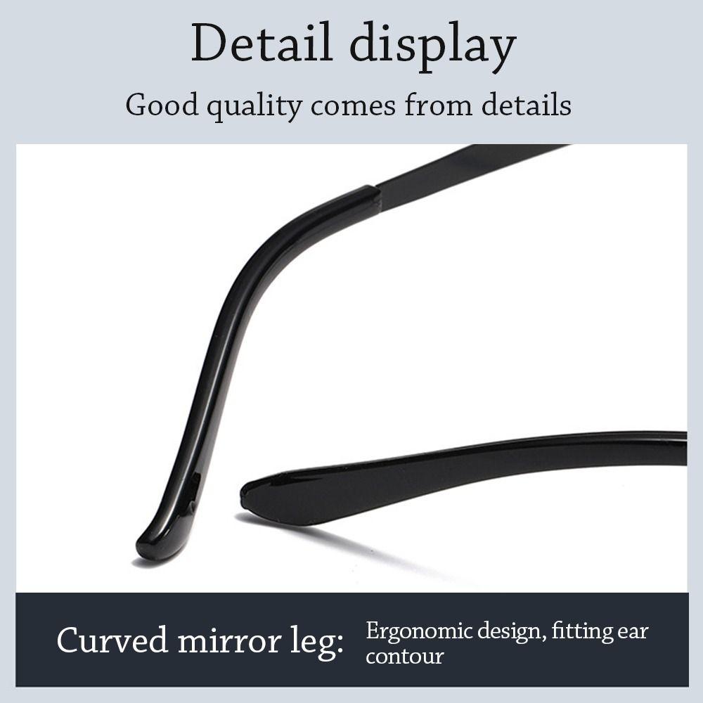 Nanas Bisnis Kacamata Baca Fashion Frame Klasik Vintage Anti-Cahaya Biru