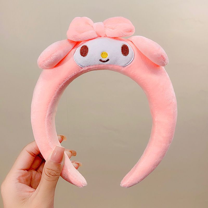 BANDO BANDANA CINNAMOROLL KUROMI MELODY POMPOMPURIN HEADBAND TEBAL AKSESORIS RAMBUT IMPOR