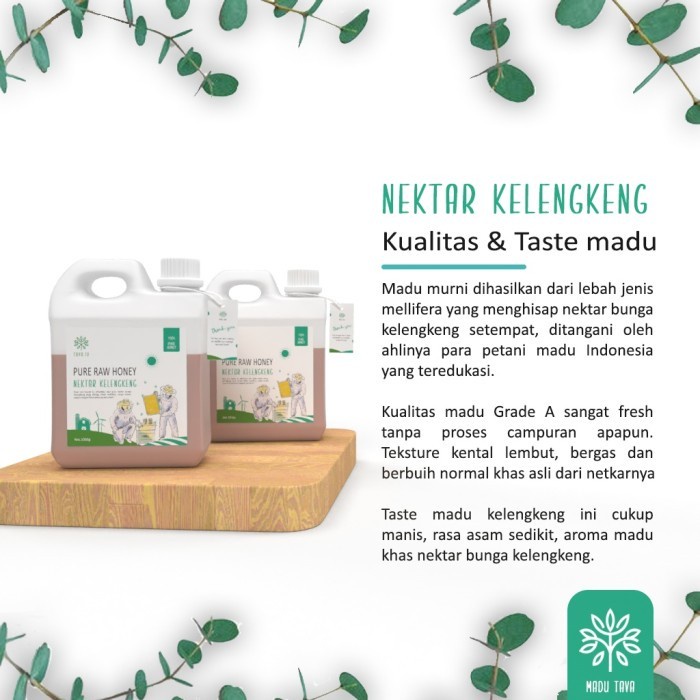 

MADU- MADU MURNI TAVA NEKTAR KELENGKENG 1KG 100% PURE RAW HONEY ASLI ALAMI -MADU