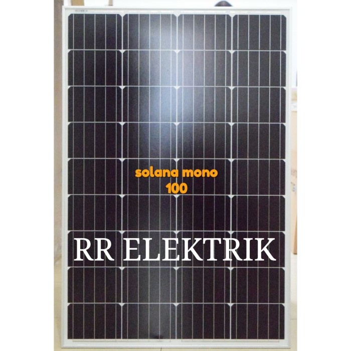 Solar Panel Solar Cell Panel Surya Solana 100wp Monocrystalline
