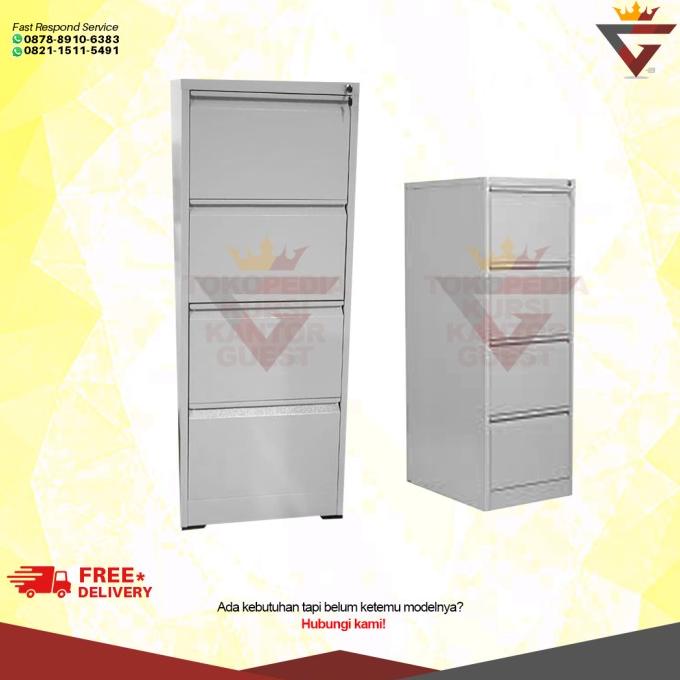 

Filing Cabinet 4 Pintu Drawer Susun Lemari Besi Arsip 4 Laci